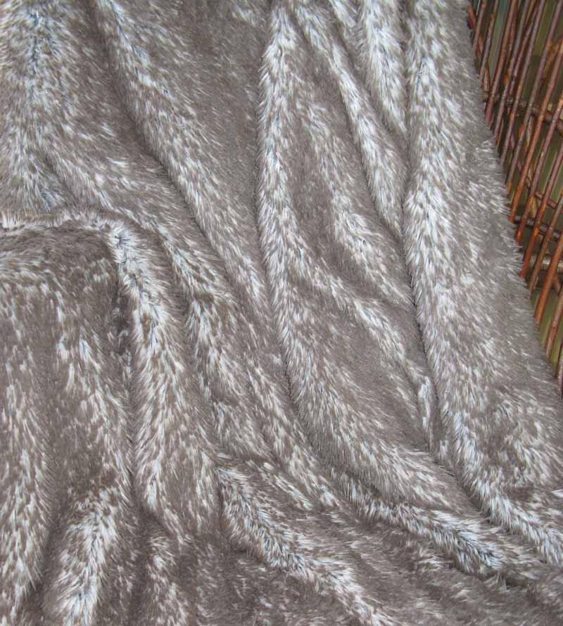 detail of arctic fox fur